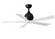 Irene-5 52'' Ceiling Fan in Matte Black (101|IR5BKMWH52)
