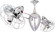 Ar Ruthiane Ceiling Fan in Polished Chrome (101|ARCRMTL)