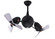 Acqua 38''Ceiling Fan in Matte Black (101|AQBKWDBW)