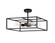CANDID Four Light Flush Mount in Rusty Black (423|X71644RB)