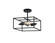Candid Two Light Flush Mount in Rusty Black (423|X71642RB)