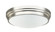 FRESH COLONIAL Three Light Ceiling Mount in Brushed Nickel (423|X46403BN)