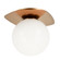 Razz One Light Flush Mount in Aged Gold Brass (423|X15701AGOP)