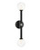 Stellar Two Light Wall Sconce in Black (423|W75322BKCL)