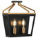 Mavonshire Two Light Wall Sconce in Black + Aged Gold Brass (423|W67012BKAG)