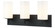 Candela Three Light Wall Sconce in Matte Black (423|S04903MBOP)
