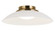 LUNA LED Flush Mount in Aged Gold Brass (423|M16411AGFR)