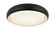 Milia LED Flush Mount in Matte Black (423|M16215MB)