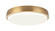ZANE LED Flush Mount in Aged Gold Brass (423|M16112AG)