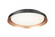 Vieno LED Flush Mount in Black (423|M15602BK)