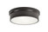 Ciotola Two Light Flush Mount in Bronze (423|M12802BZ)