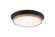 Jaxx LED Ceiling Mount in Black + Aged Gold Brass (423|M11202BKAG)