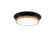 JAXX LED Ceiling Mount in Black + Aged Gold Brass (423|M11201BKAG)