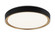 Alamus LED Ceiling Mount in Aged Gold Brass + Matte Black (423|M10602BKGL)