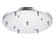 Multi Ceiling Canopy (Line Voltage) Ceiling Canopy in Chrome (423|CP0107CH)