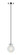 Ridge One Light Pendant in Chrome (423|C84001CHCL)