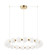 Oni One Light Chandelier in Oxidized Gold (423|C83425OG)