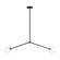 Novo Two Light Pendant in Black (423|C81742BKCL)