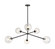 Novo Six Light Chandelier (423|C81706BKCL)