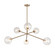 Novo Six Light Chandelier (423|C81706AGCL)