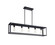 Flare Five Light Chandelier in Black (423|C76005BK)