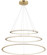 Victoria LED Pendant in Brushed Gold (423|C66196BG)