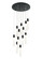 Aydin LED Pendant in Matte Black (423|C65812MB)