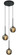 JEMYCA Three Light Pendant in Matte Black (423|C61603MBSM)