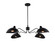 Droid Four Light Pendant in Bronze & Brushed Gold (423|C57904BZ)