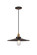BULSTRODE'S WORKSHOP One Light Pendant in Aged Gold Brass (423|C46113AGBK)