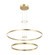 O'HARA LED Chandelier in Brushed Gold (423|C30856BG)