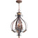 Villa Verona Four Light Foyer Chandelier in Hand Applied Verona Bronze w/ Aged Gold Leafs (107|855663)