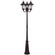Oxford Three Light Outdoor Post Mount in Bronze (107|786607)