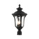 Oxford Three Light Outdoor Post Top Lantern in Textured Black (107|785914)