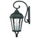 Morgan Three Light Outdoor Wall Lantern in Textured Black w/ Antique Silver Cluster (107|7619214)