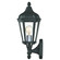 Morgan One Light Outdoor Wall Lantern in Textured Black w/ Antique Silver Cluster (107|7618214)
