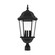 Hamilton Three Light Outdoor Post Top Lantern in Textured Black (107|756814)
