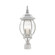 Frontenac Three Light Outdoor Post Top Lantern in Textured White (107|752613)