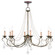 Pennington Eight Light Chandelier in Hand Applied Venetian Golden Bronze (107|651871)