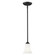 Ridgedale One Light Mini Pendant in Black (107|646004)