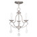 Chesterfield Three Light Mini Chandelier in Brushed Nickel (107|642391)