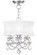 Newcastle Three Light Mini Chandelier/Ceiling Mount in Brushed Nickel (107|630391)