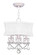 Newcastle Three Light Mini Chandelier/Ceiling Mount in White (107|630303)