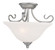 Coronado Two Light Ceiling Mount in Brushed Nickel (107|612191)
