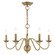 Windsor Five Light Chandelier in Antique Brass (107|5216501)