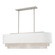 Carlisle Five Light Linear Chandelier in Brushed Nickel (107|5112691)