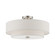 Meridian Four Light Semi-Flush Mount in Brushed Nickel (107|5108591)