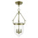 Jefferson Three Light Pendant in Antique Brass (107|508301)