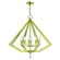 Diamond Eight Light Chandelier in Polished Brass (107|5066802)