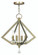 Diamond Four Light Chandelier in Antique Brass (107|5066401)